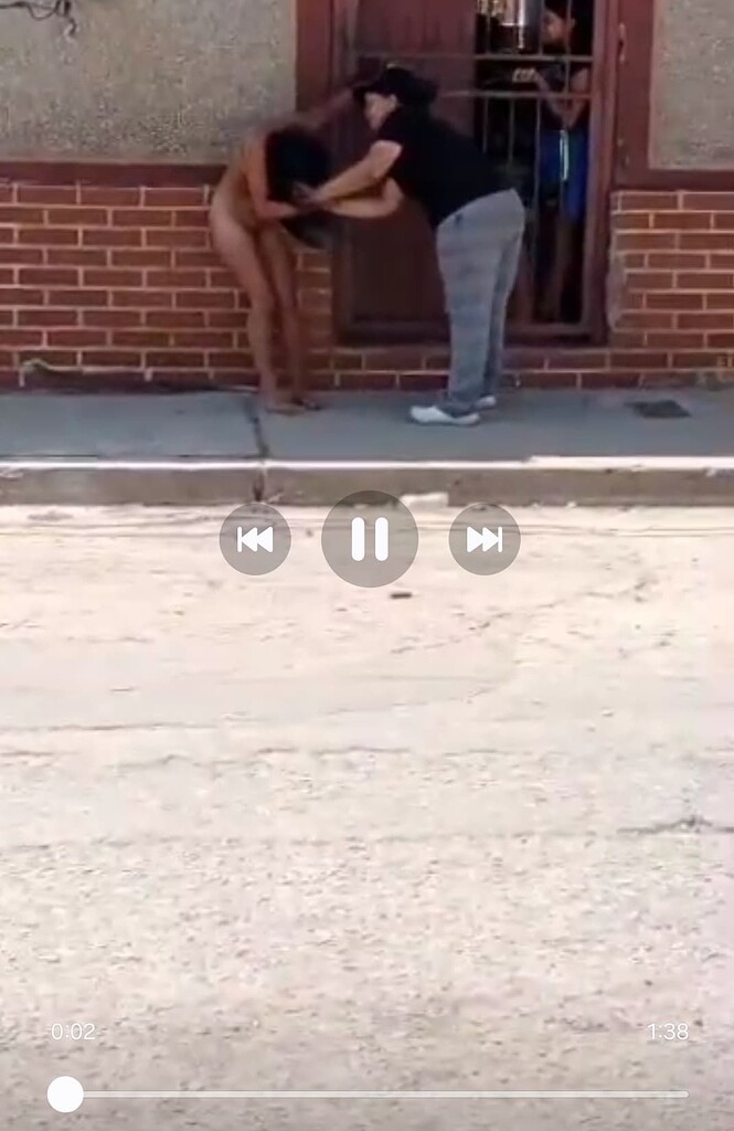 Woman Gets Beaten Naked On The Street - Leaked   