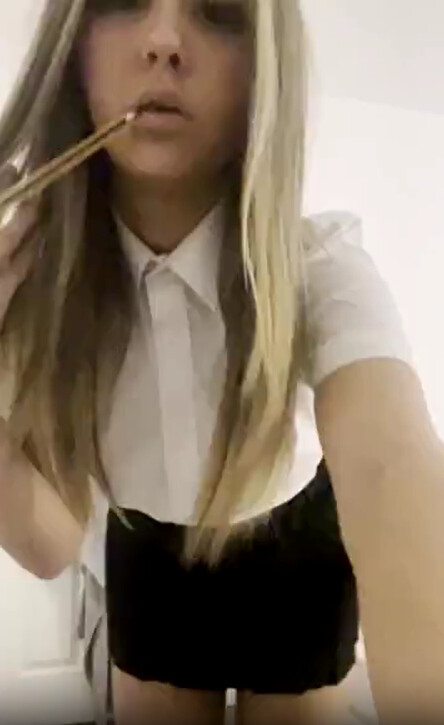 Blonde teen from College undresses and Masturbates - Teen - Leaked  